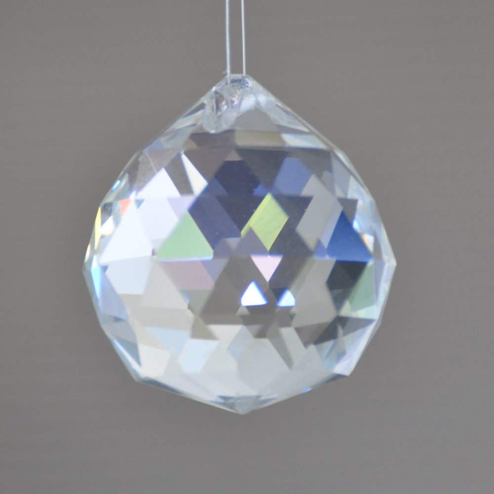 Crystal ball suncatcher ornament 1-1/2”